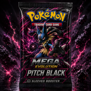 Pokémon Mega Evolution: Pitch Black Sleeved Booster